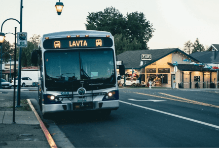 LAVTA Bus at stop
